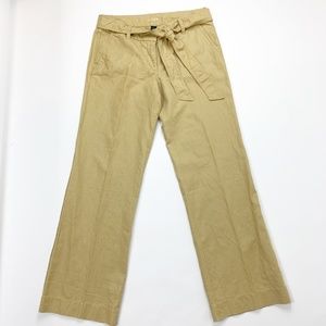 J. Crew City Fit Wide Leg Khaki trouser pant